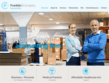 Tablet Screenshot of franklinaccounting.com